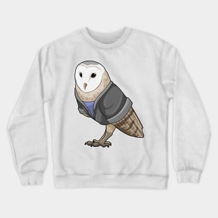 Owl as Secretary Crewneck Sweatshirt